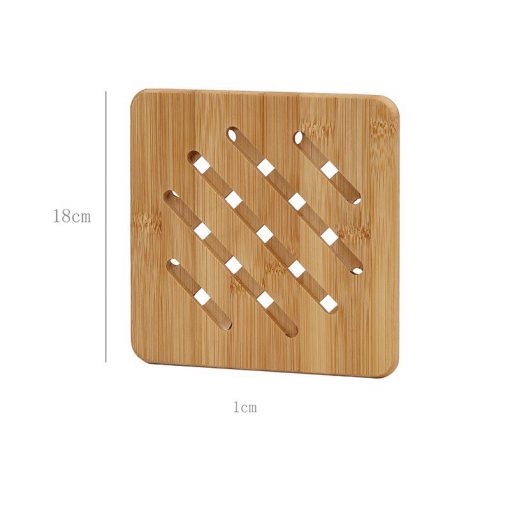 Lót nồi 2 lớp tre xuất Hàn Quốc - dế lót chống nóng, bóng, trượt  - Bamboo Home