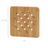 Lót nồi 2 lớp tre xuất Hàn Quốc - dế lót chống nóng, bóng, trượt  - Bamboo Home