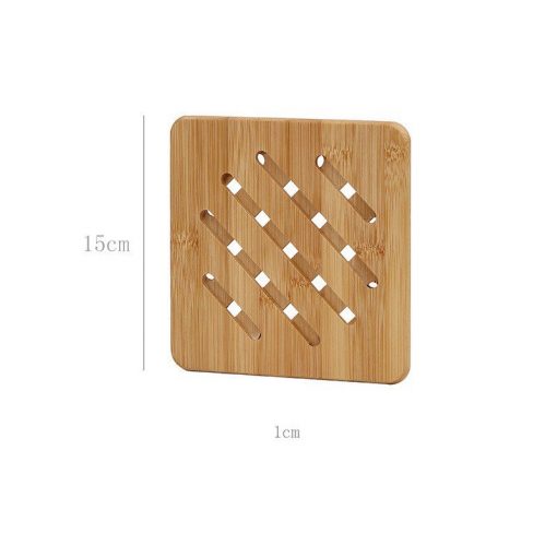 Lót nồi 2 lớp tre xuất Hàn Quốc - dế lót chống nóng, bóng, trượt  - Bamboo Home