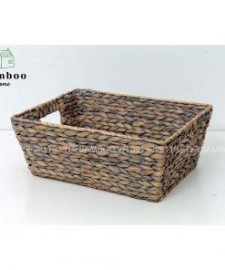 Khay bèo lục bình vát đáy - Khay mây tre - The bamboo