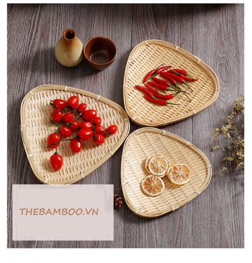 Mẹt tre tam giác - Mẹt tre trang trí - The Bamboo