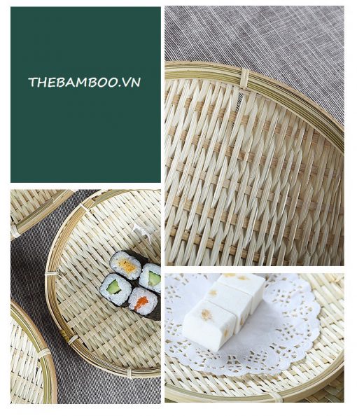Mẹt tre tròn trang trí - The bamboo