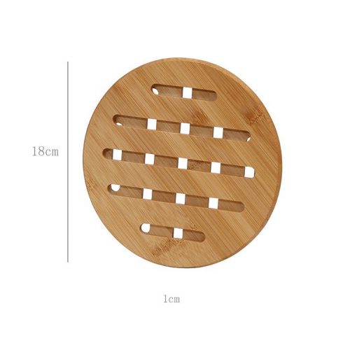 Lót nồi 2 lớp tre xuất Hàn Quốc - dế lót chống nóng, bóng, trượt  - Bamboo Home