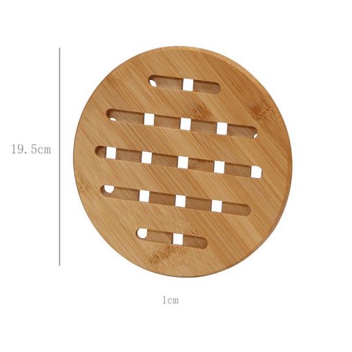 Lót nồi 2 lớp tre xuất Hàn Quốc - dế lót chống nóng, bóng, trượt  - Bamboo Home