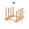 Lót nồi 2 lớp tre xuất Hàn Quốc - dế lót chống nóng, bóng, trượt  - Bamboo Home