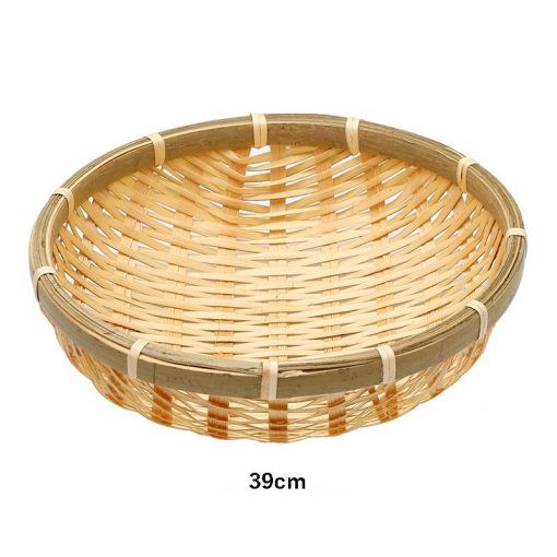 Rổ tre tròn đan thưa phiên bản đặc biệt - The bamboo