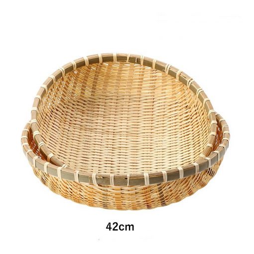 Rổ tre tròn đan thưa phiên bản đặc biệt - The bamboo