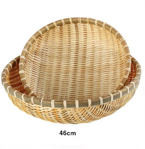 Rổ tre tròn đan thưa phiên bản đặc biệt - The bamboo