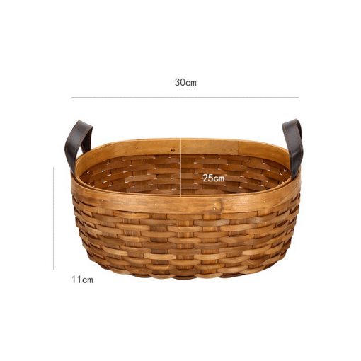 Rổ trang trí mây tre decor - Giỏ mây tre - Bamboo Home