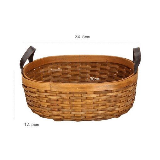 Rổ trang trí mây tre decor - Giỏ mây tre - Bamboo Home