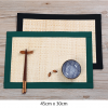 Table Mat Lót bàn ăn cói chữ nhật - lót bàn ăn mây tre - The bamboo