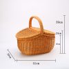 Giỏ mây tre picnic phong cách Bắc Âu - Mây tre đan - BamBoo Home