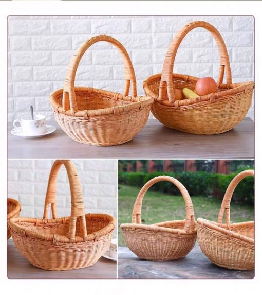 Đồ trang trí decor , giỏ picnic , giỏ đựng đồ, giỏ xách tay Bamboo Home