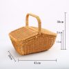 Giỏ mây tre picnic phong cách Bắc Âu - Mây tre đan - BamBoo Home