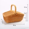 Giỏ mây tre picnic phong cách Bắc Âu - Mây tre đan - BamBoo Home