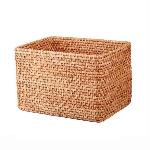 S2 Giỏ mây tre đan chữ nhật - Giỏ mây tre - The bamboo