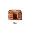 Lót cốc mây tre đan các loại - Bamboo Home