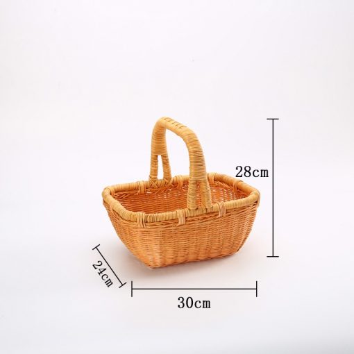 Giỏ mây tre picnic phong cách Bắc Âu - Mây tre đan - BamBoo Home