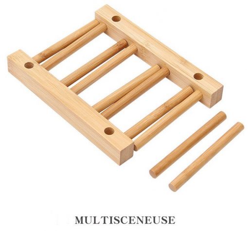 Giá kệ đỡ bát đĩa tre tự nhiên ( Tháo rời )