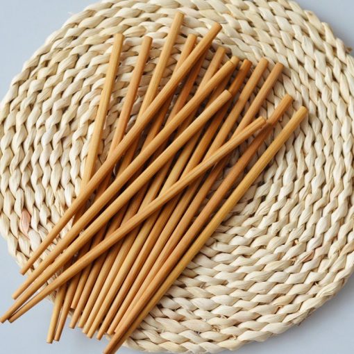 Bộ Đũa Tre Tự Nhiên (10 đôi) 23cm - Đũa gỗ tre - The bamboo