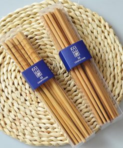 Bộ Đũa Tre Tự Nhiên (10 đôi) 23cm - Đũa gỗ tre - The bamboo