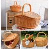 Giỏ mây tre picnic phong cách Bắc Âu - Mây tre đan - BamBoo Home