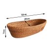 Khay guột oval đựng đồ trang trí - khay mây tre - The bamboo