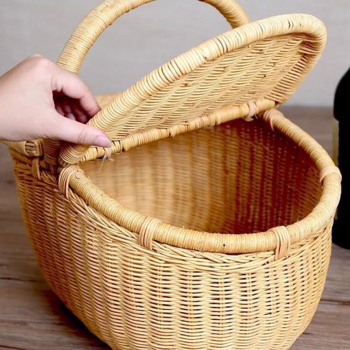 Giỏ Picnic phong cách Bắc Âu - Mây tre đan - BamBoo Home