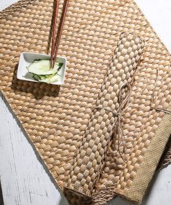 Table Mat Lót bàn ăn bèo chữ nhật - lót bàn ăn mây tre - The bamboo