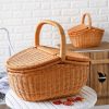 Giỏ Picnic phong cách Bắc Âu - Mây tre đan - BamBoo Home