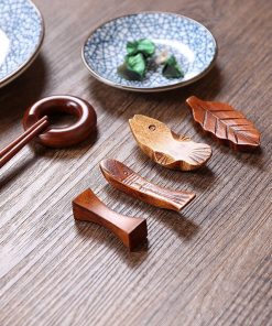 Gác đũa gỗ phong cách Nhật Bản - Gác đũa gỗ trang trí - The Bamboo