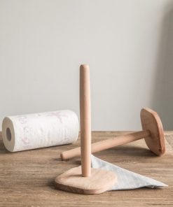 Giá đỡ cuộn giấy tròn bằng gỗ - The bamboo