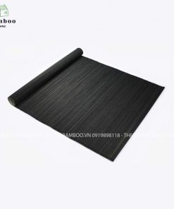 Mành tre dệt màu đen lót bàn ăn - Mành tre trang trí treo tường - The bamboo