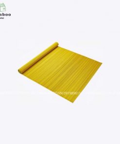 Mành tre dệt màu vàng lót bàn ăn - Mành tre trang trí treo tường - The bamboo
