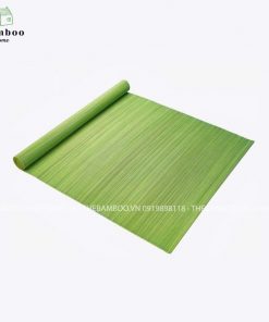 Mành tre dệt xanh nõn lót bàn ăn - Mành tre trang trí treo tường - The bamboo