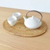 Tấm lót guột oval trang trí - lót mây tre đan - The bamboo