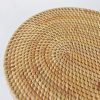 Tấm lót guột oval trang trí - lót mây tre đan - The bamboo