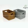 Giỏ mây tre chữ nhật đan có tay xách - Giỏ mây tre - The bamboo