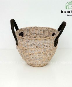 Giỏ lục bình quai xách - Giỏ mây tre - The Bamboo