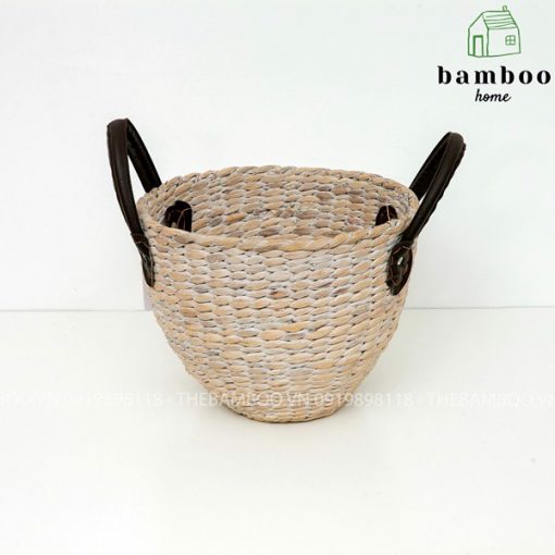 Giỏ lục bình quai xách - Giỏ mây tre - The Bamboo