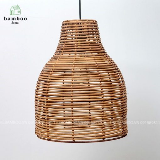 Đèn Mây Thả Trần Trang Trí - Đèn mây tre - Thebamboo