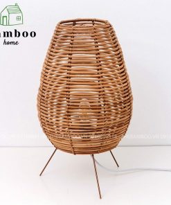 Đèn mây tre đan để bàn - Đèn mây tre - Thebamboo