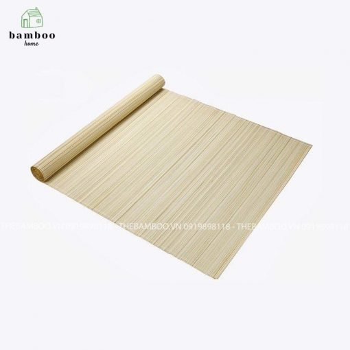 Mành tre dệt màu tự nhiên lót bàn ăn - Mành tre trang trí treo tường - The bamboo