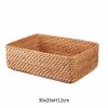 S3 Giỏ mây tre đan chữ nhật - Giỏ mây tre - The bamboo